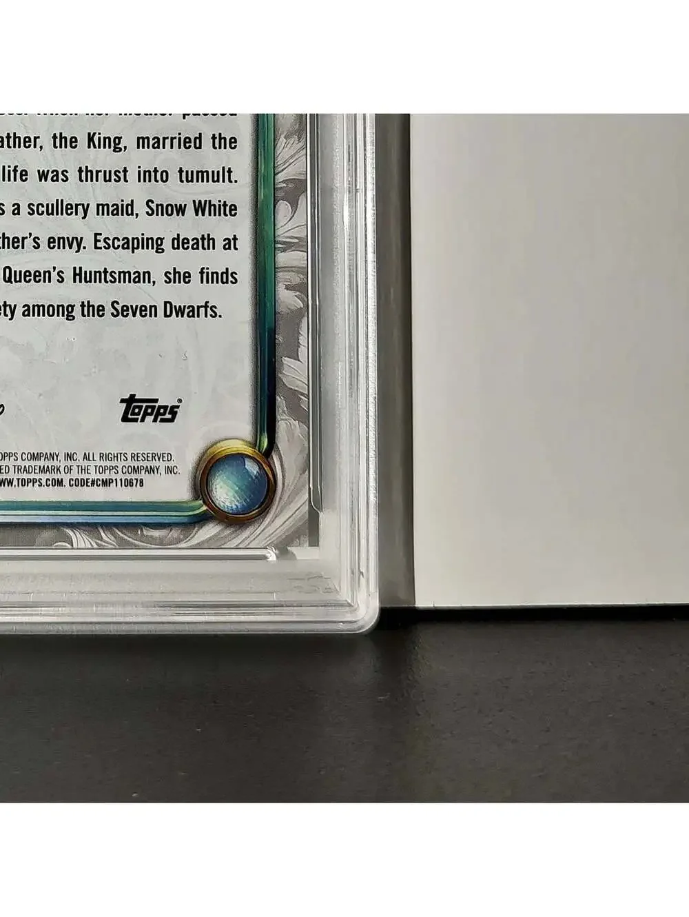 Snow White 2025 Topps Disney #1 Winter Snow White and the Seven Dwarfs PSA 9